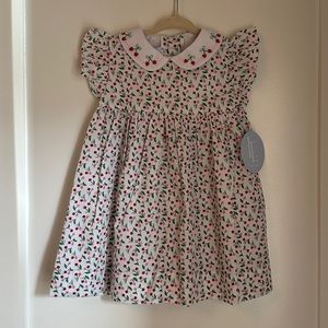 Little English - Cherries Dress - 24M